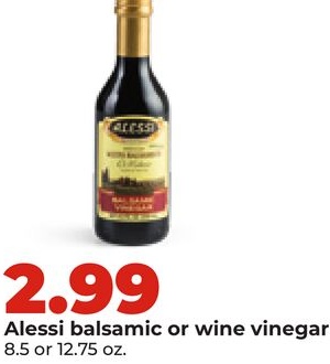 Alessi balsamic or wine vinegar
