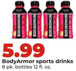 BodyArmor sports drinks