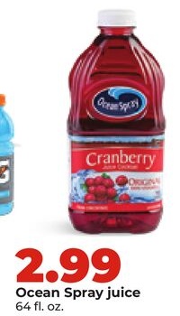 Ocean Spray juice