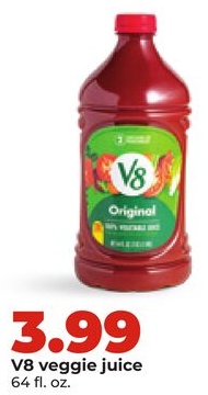V8 veggie juice