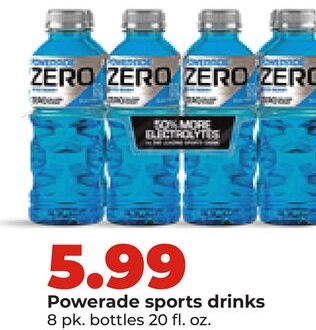 Powerade sports drinks