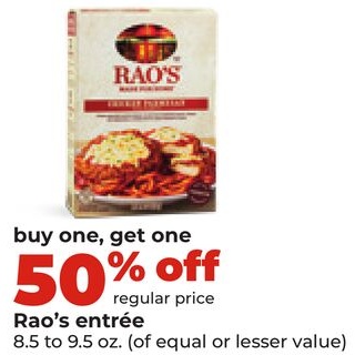 Rao's entree
