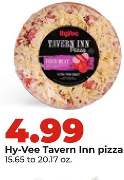 Hy-Vee Tavern Inn pizza
