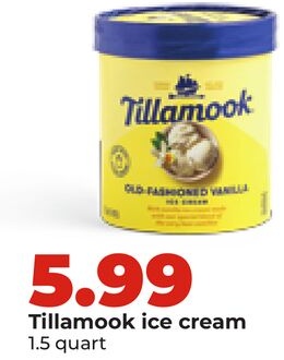 Tillamook ice cream