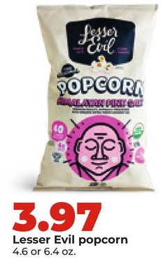 Lesser Evil popcorn