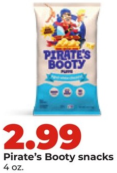 Pirate's Booty snacks