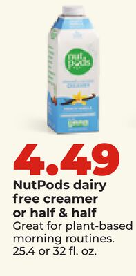 NutPods dairy free creamer or half & half