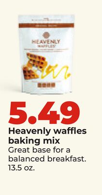 Heavenly waffles baking mix