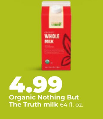 Organic Nothing But The Truth milk