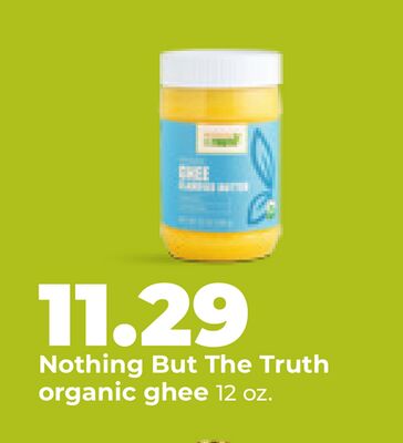 Nothing But The Truth organic ghee