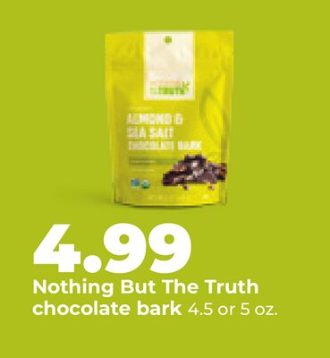 Nothing But The Truth chocolate bark