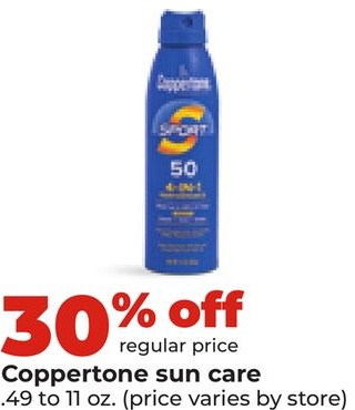 Coppertone sun care
