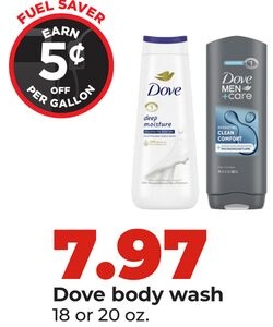 Dove body wash