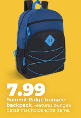 Summit Ridge bungee backpack