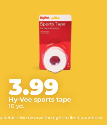 Hy-Vee sports tape