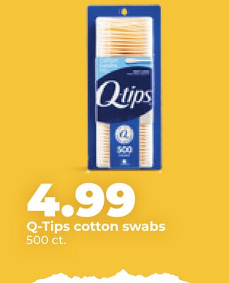 Q-Tips cotton swabs