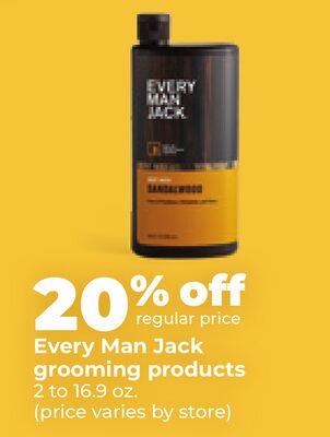 Every Man Jack grooming products