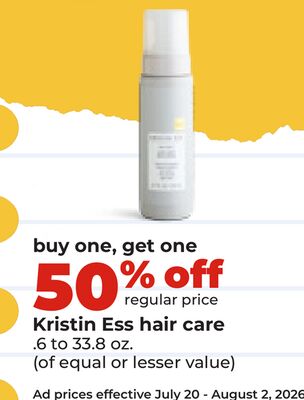Kristin Ess hair care
