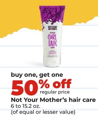 Not Your Mother's hair care