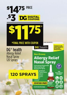 DG® health Allergy Relief Nasal Spray
