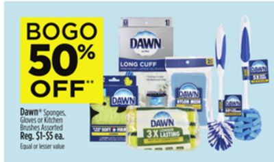 Dawn® Sponges, Gloves or Kitchen Brushes Assorted