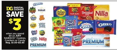 NABISCO® Cookies, Crackers or Candy
