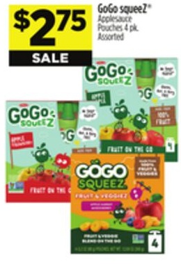GoGo squeeZ® Applesauce Pouches