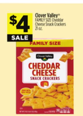 Clover Valley® Cheddar Cheese Snack Crackers