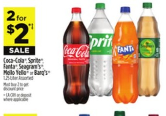 Coca-Cola® Sprite® Fanta® Seagram's® Michelob Ultra®