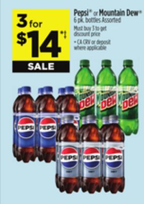 Pepsi® or Mountain Dew®