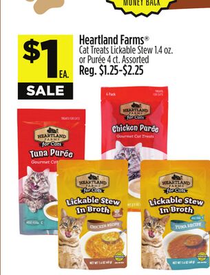 Heartland Farms® Cat Treats Lickable Stew