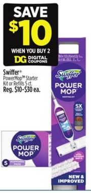Swiffer PowerMop™ Starter Kit or Refills