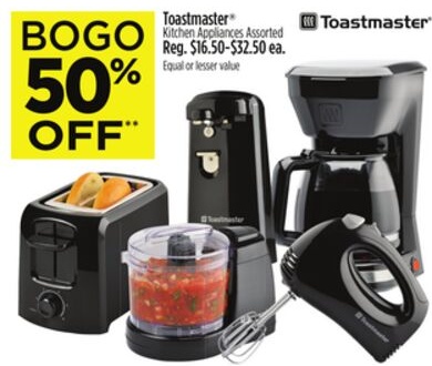 Toastmaster Kitchen Appliances