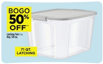 Latching Tote 71 qt.