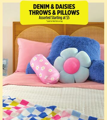 DENIM & DAISIES THROWS & PILLOWS