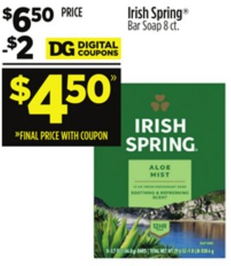 Irish Spring Bar Soap