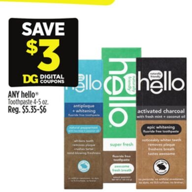 ANY hello® Toothpaste