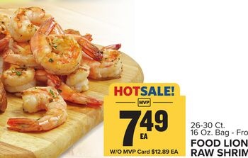 Food Lion Raw Shrimp