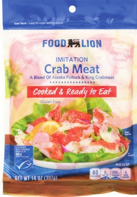Food Lion Imitation Crab Meat