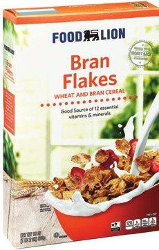Food Lion Raisin Bran or Bran Flakes Cereal