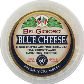 BelGioioso Blue Cheese Crumbles or Wedge