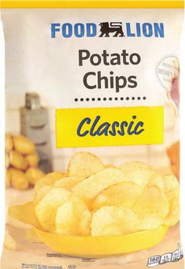 Food Lion Family Size Potato Chips