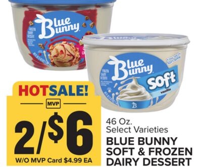 Blue Bunny Soft & Frozen Dairy Dessert