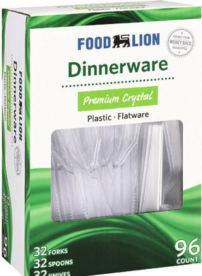 Food Lion Premium Crystal Dinnerware