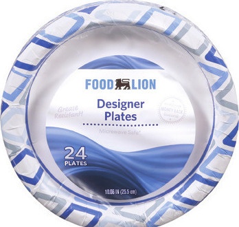 Food Lion Plates or Bowls