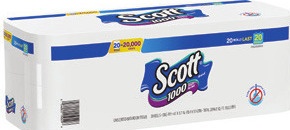 Scott Bath Tissue 18 Mega Rolls Cottonelle