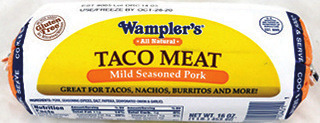 Wampler's Hot or Mild Pork Taco Meat