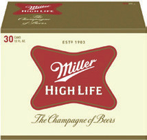 Miller High Life, Busch, Icehouse or Pabst Blue Ribbon