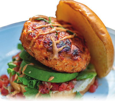 Take & Bake Salmon Burgers