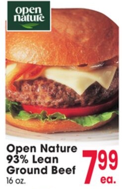 Open Nature 93% Lean Ground Beef